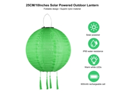 Bj-lanterna Suspensa Solar Led Exterior Ip65 250mm/10 Polegadas Com Bateria Recarregável 600mah Para Jardim Pátio Festa Casamento Decoração