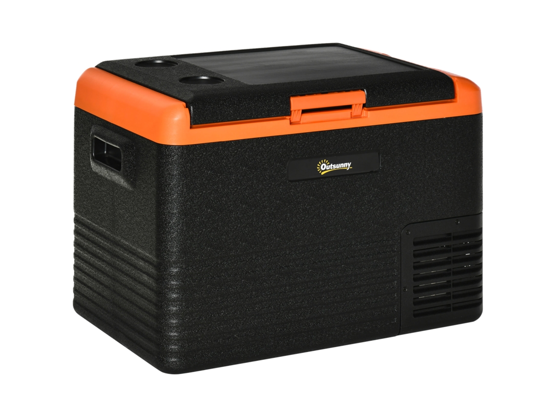Refrigerador Elétrico Carro 40l 12/24v Led Touchscreen Preto