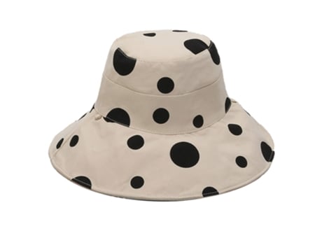 Sombrero Cordão, Dupla JEIIBRZUI Visera De Pescador Cara Lunares Beige