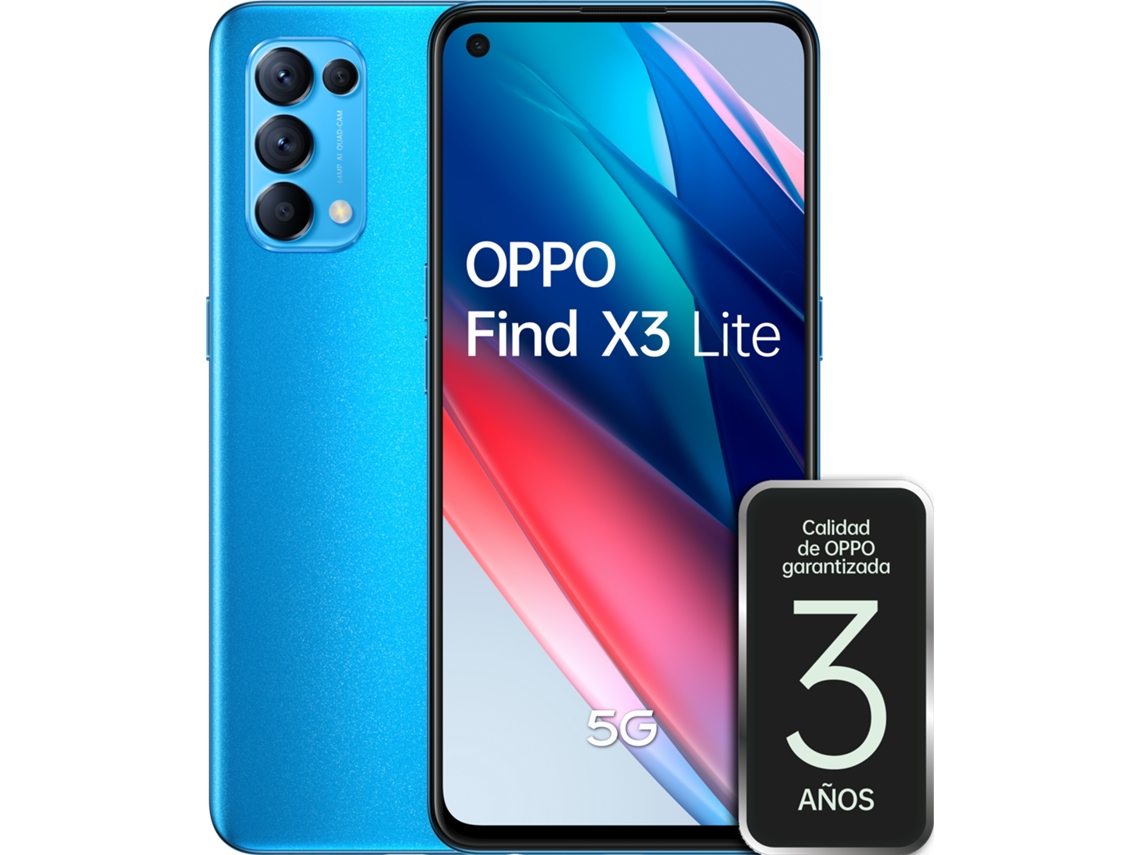 Smartphone OPPO Find X3 Lite (6.44'' - 8 GB - 128 GB - Azul)