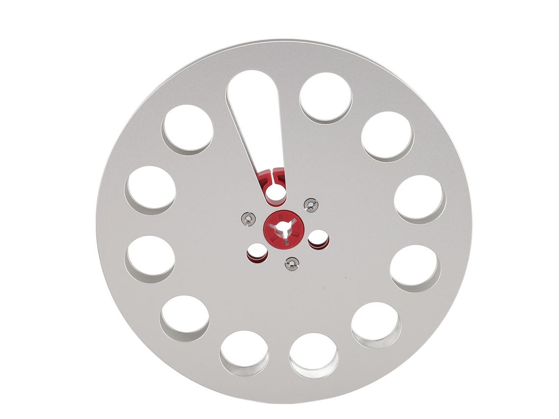 Mali carretel de Fita Vazio de Alumínio Universal 7 Polegadas para Gravador Reel To Reel 1/4 Polegada Prata