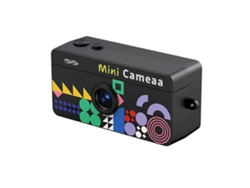 Cámara llavero M9, mini cámara de acción 1080p, pequeña cámara de vídeo retro, negra. TAISHENGDA