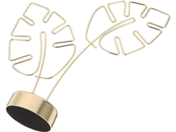 Portatarjetas Creativo Forma Monstera Acero Inoxidable Ideal Soporte Notas Decorar Bodas Fiestas Compromiso