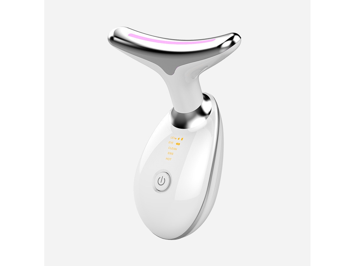 Dispositivo de belleza para cuello y rostro, masajeador facial reafirmante, dispositivo USB para el cuidado y rejuvenecimiento de la piel.
