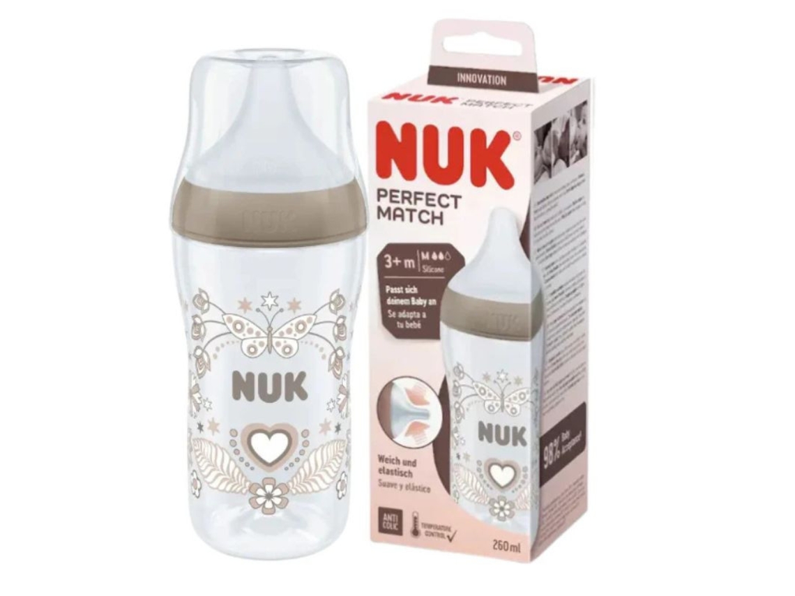 Biberón Perfect Match Corazón 260 ml Nuk