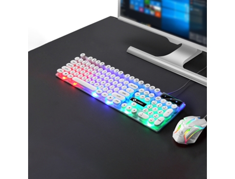 Ratón con teclado retro Punk GTX300 UNBRAND