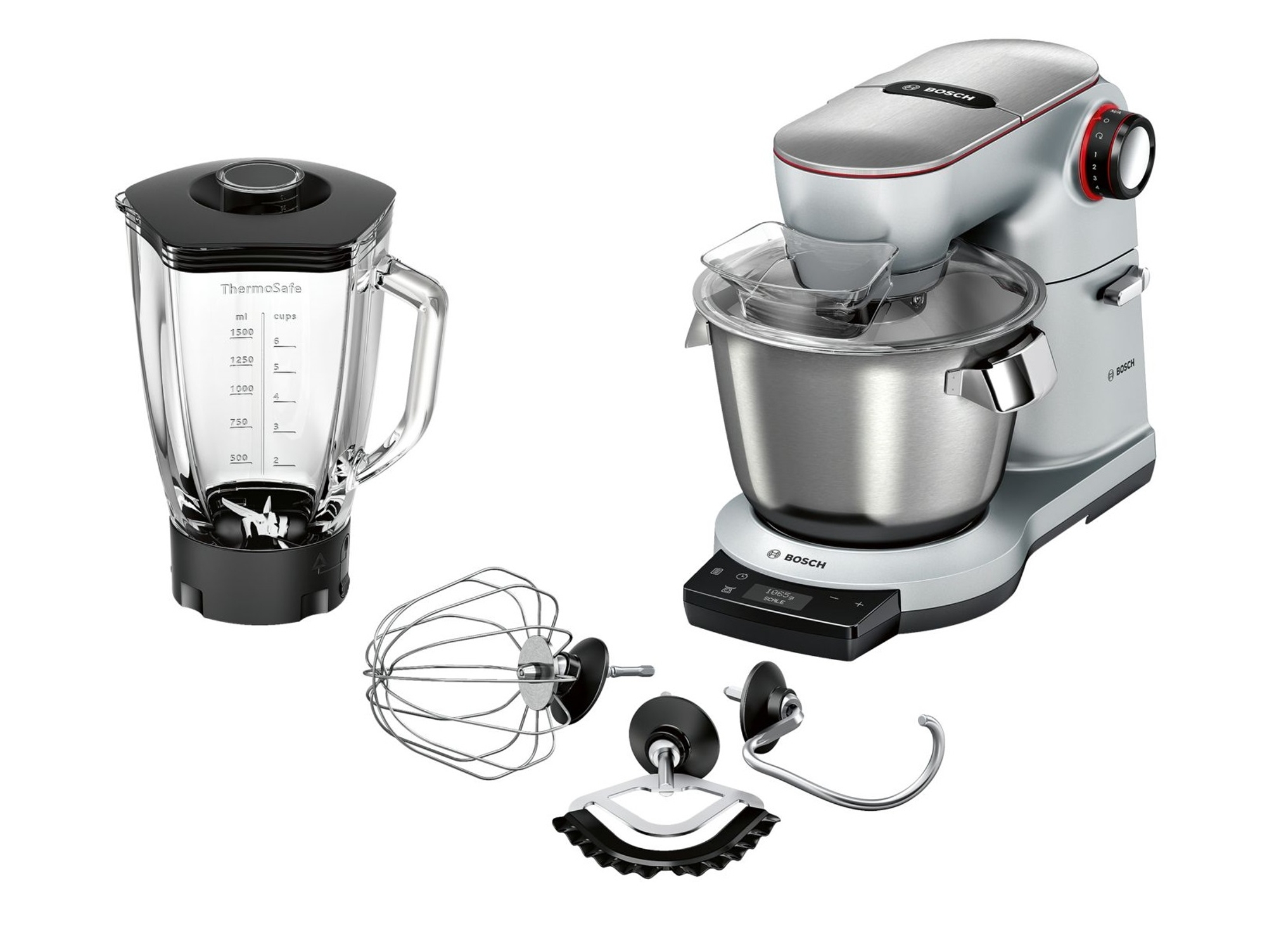 Robot de cocina BOSCH MUM9YX5S12 (5.5 L - 1500 W - 5 accesorios)