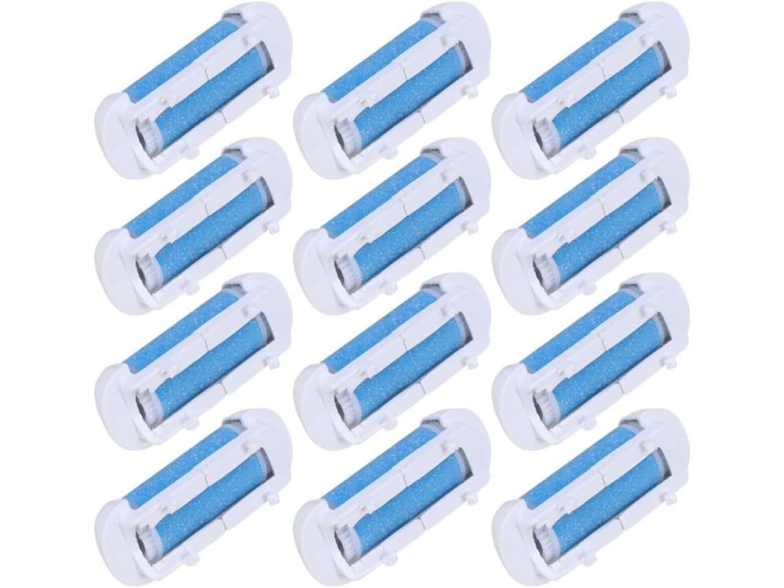 Conjunto De 12 Cabeças De Substituição Para Lixadeira Elétrica De Pés.
