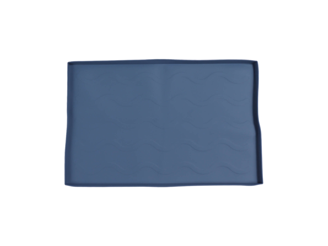 Tapete de silicona antiadherente para barbacoa, 22 pulgadas, azul oscuro
