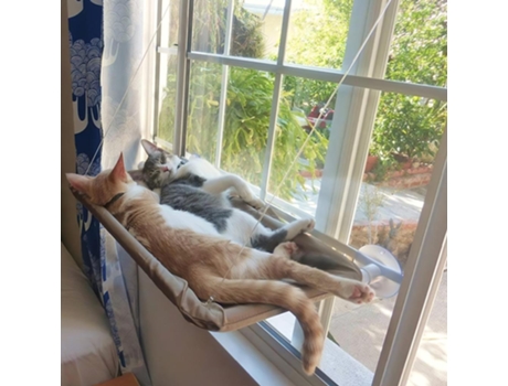 Asiento De Ventana Para Gatos Tumbona De Ventana Para Gatos Manta Para Gatos Cama Para Gatos Para Tomar El Sol Cama Para Mascotas ELKUAIE