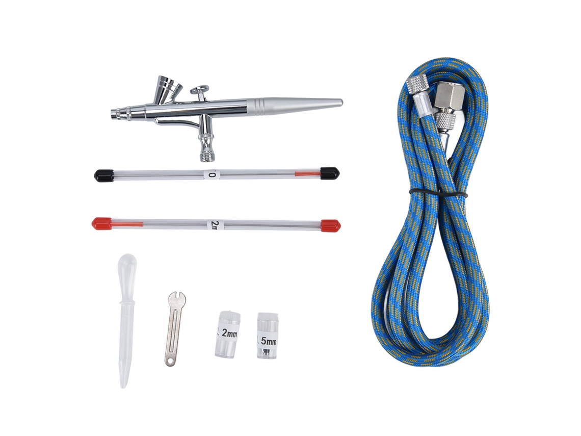 Kit De Aerógrafo Para Pintura G1/8 5-30psi Para Maquillaje, Ropa Y Maquetas Diy.