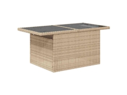 Maison Exclusive - Juego de sofás de jardín de ratán de polipropileno beige de 11 piezas