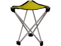 Silla plegable de tela, aluminio, acero y patas, portátil y ligera para acampar | Sin marca