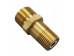 Adaptador de boquilla M22 a M18 – Latón de alta calidad | Rosca de precisión | Para hidrolimpiadoras de alta presión