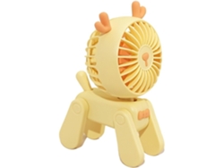 Mini ventilador de escritorio portátil USB de 6 cm para uso doméstico y en exteriores.