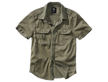 Camisa para Hombre BRANDIT Vintage Verde para Montaña (XXXL)
