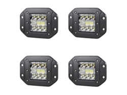 Linterna LED de 42 W de brillo, resistente al agua, 4 unidades de haz puntual de 42 W OEM