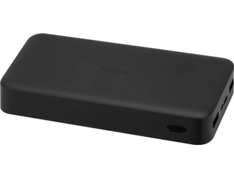 Powerbank XIAOMI Redmi (20000 mAh - 2 USB - 1 MicroUSB - 1 USB-C - Negro)