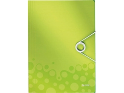 Carpeta 3 solapas LEITZ WOW Verde (A4 - Capacidad: 150 hojas)
