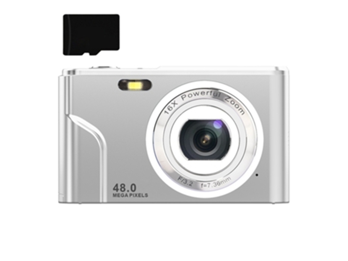 Cámara digital Inf 48 Mp, 1080p FHD, Zoom 16x, Tarjeta de memoria de 32 GB Panoona