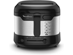Freidora con aceite MOULINEX Uno AF215D10 (18 L - 1 kg - Negro)