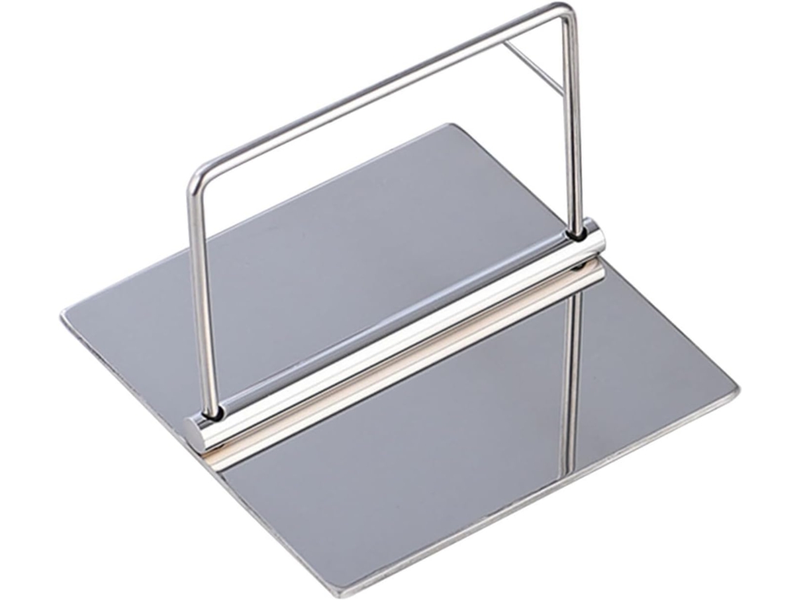 Servilletero De Mesa De Acero Inoxidable Plateado, Resistente Al Desgaste Diario, Diseño Para El Hogar.
