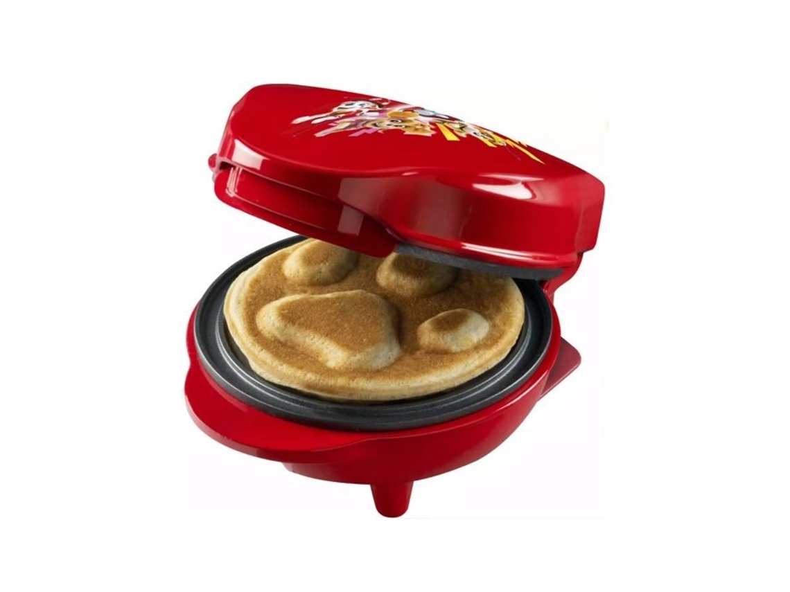Gaufreir Bestron Paw Patrol Mini Gaufreir 550 vatios Diseño compacto y antiadherente