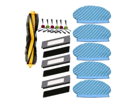 Conjunto de acessórios de varredora para ecovacs t8