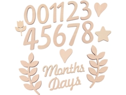 Letrero Con Números Para Niño Y Niña Para Fotos De Baby Shower Y Cumpleaños
