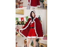Rebe-capa Navideña Roja Popular Para Niños Unisex Talla M Estilo Navideño Largo Altura 180cm