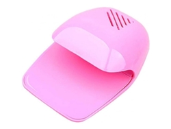 Secador De Uñas Portátil, Mini Ventilador Para Secar Esmalte En Gel, Rosa, Funciona Con Pilas Aa, Plástico Ecológico.
