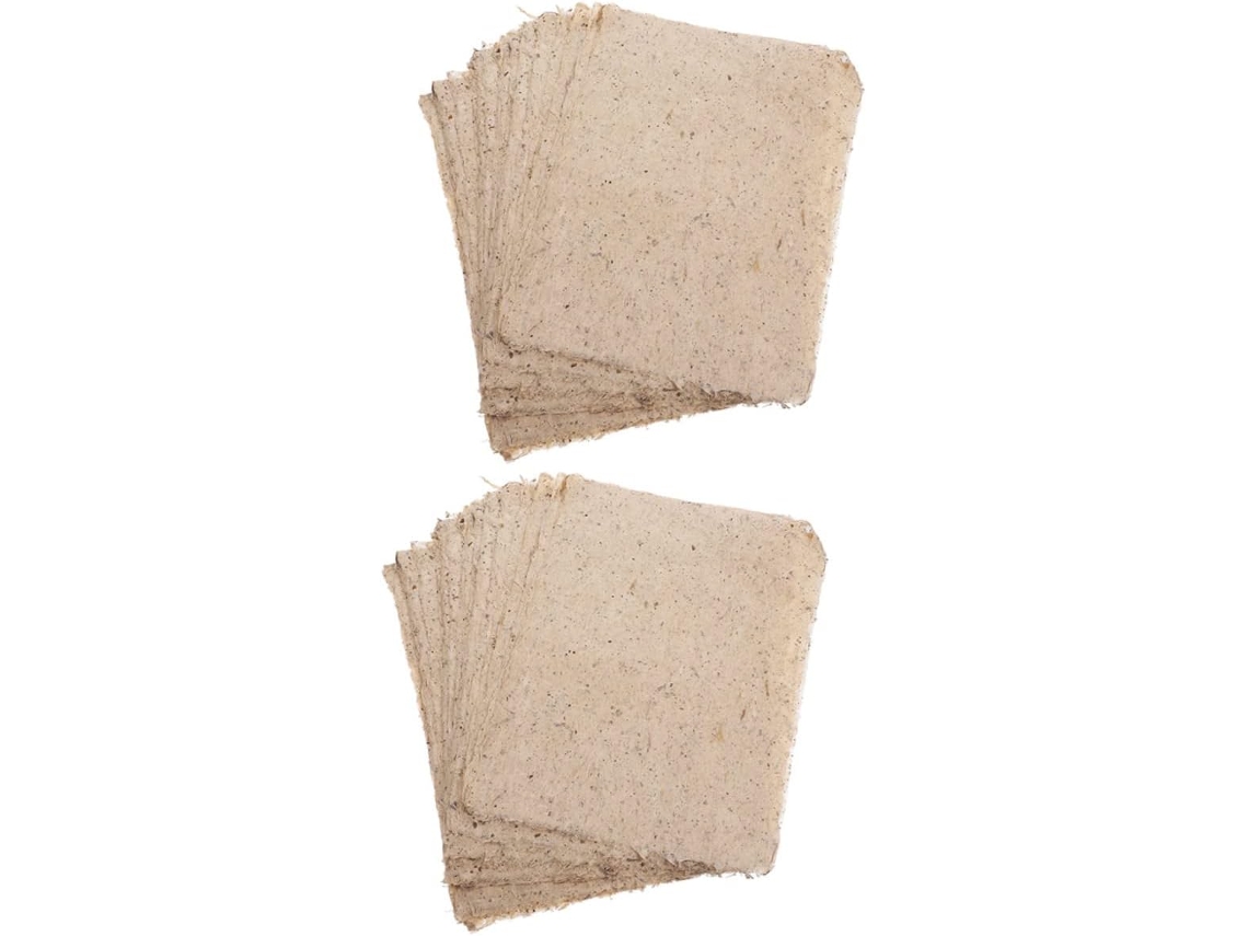 100 Hojas De Papel Artesanal Puro Para Caligrafía Y Pintura.