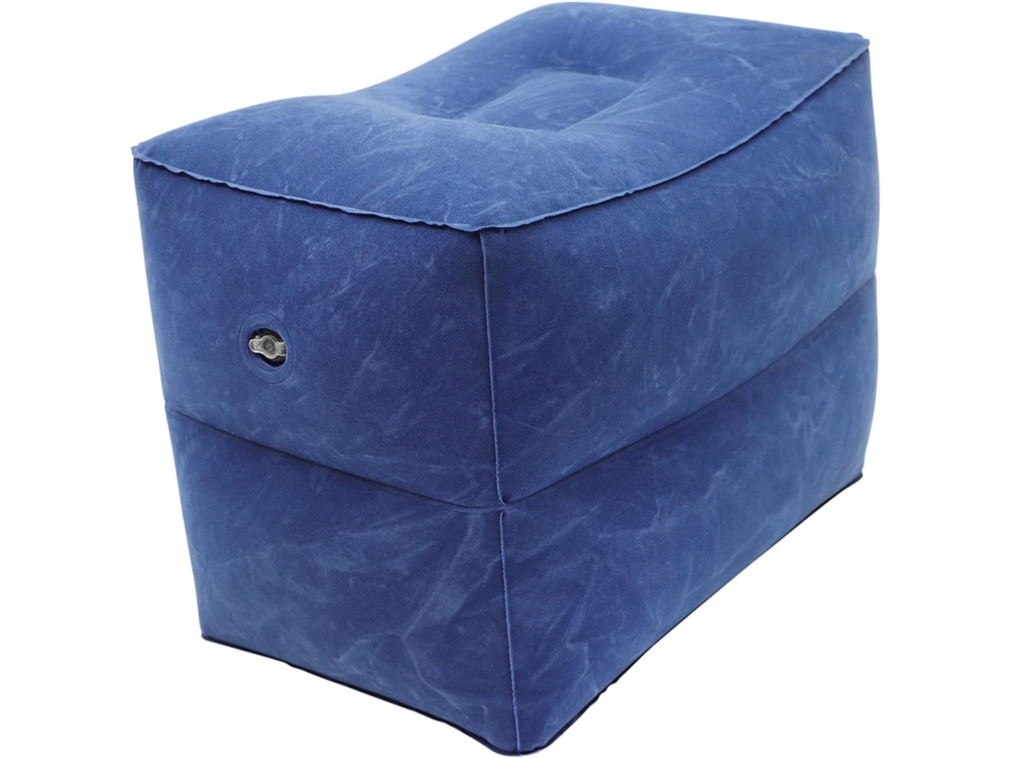 Almohada De Viaje Inflable De Altura Ajustable Con Bolsa De Almacenamiento Para Avión Y Tren.