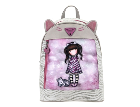 Mochila Casual Gorjuss Ruby Grey Wild 25.5 x 31 x 10 cm