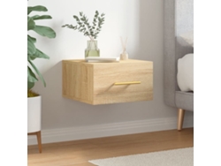 Mesita de Noche Pared Sonoma Madera Marrón (35x35x20cm)