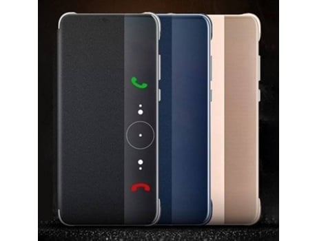 Carcasa Huawei Mate 20 Pro LMOBILE Libro Horizontal Flip Azul