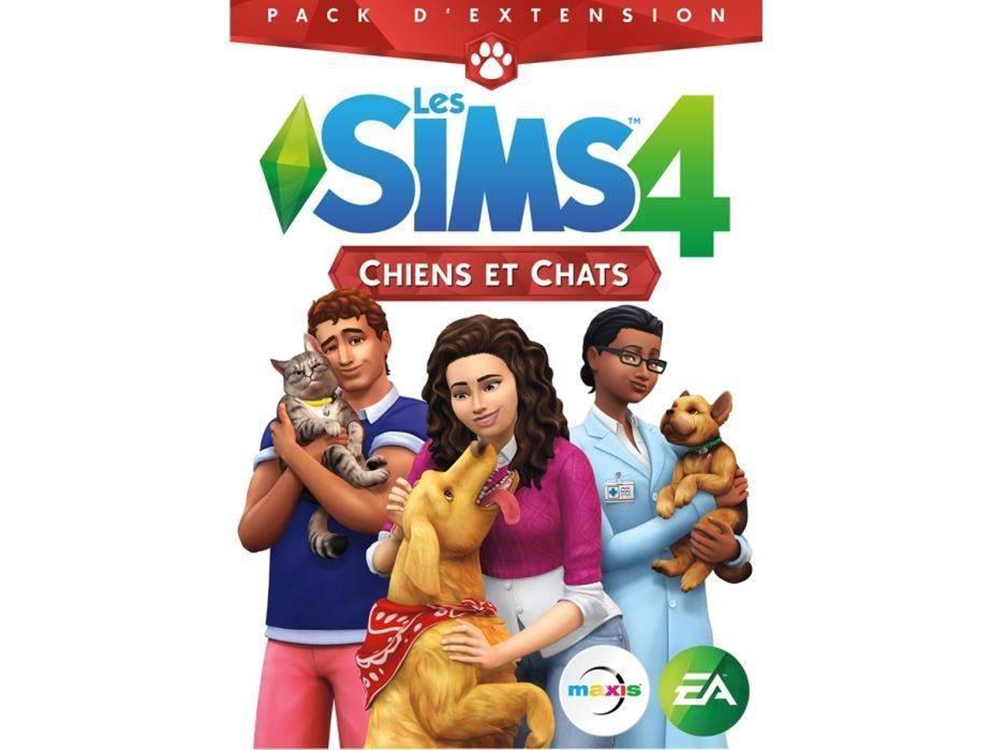 Juego PC Sims 4: Dogs & Cats (French Edition)