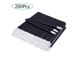 Juego De 200 Pinceles Desechables Para Labios, Aplicador Suave De Brillo Labial, Portátil E Higiénico.