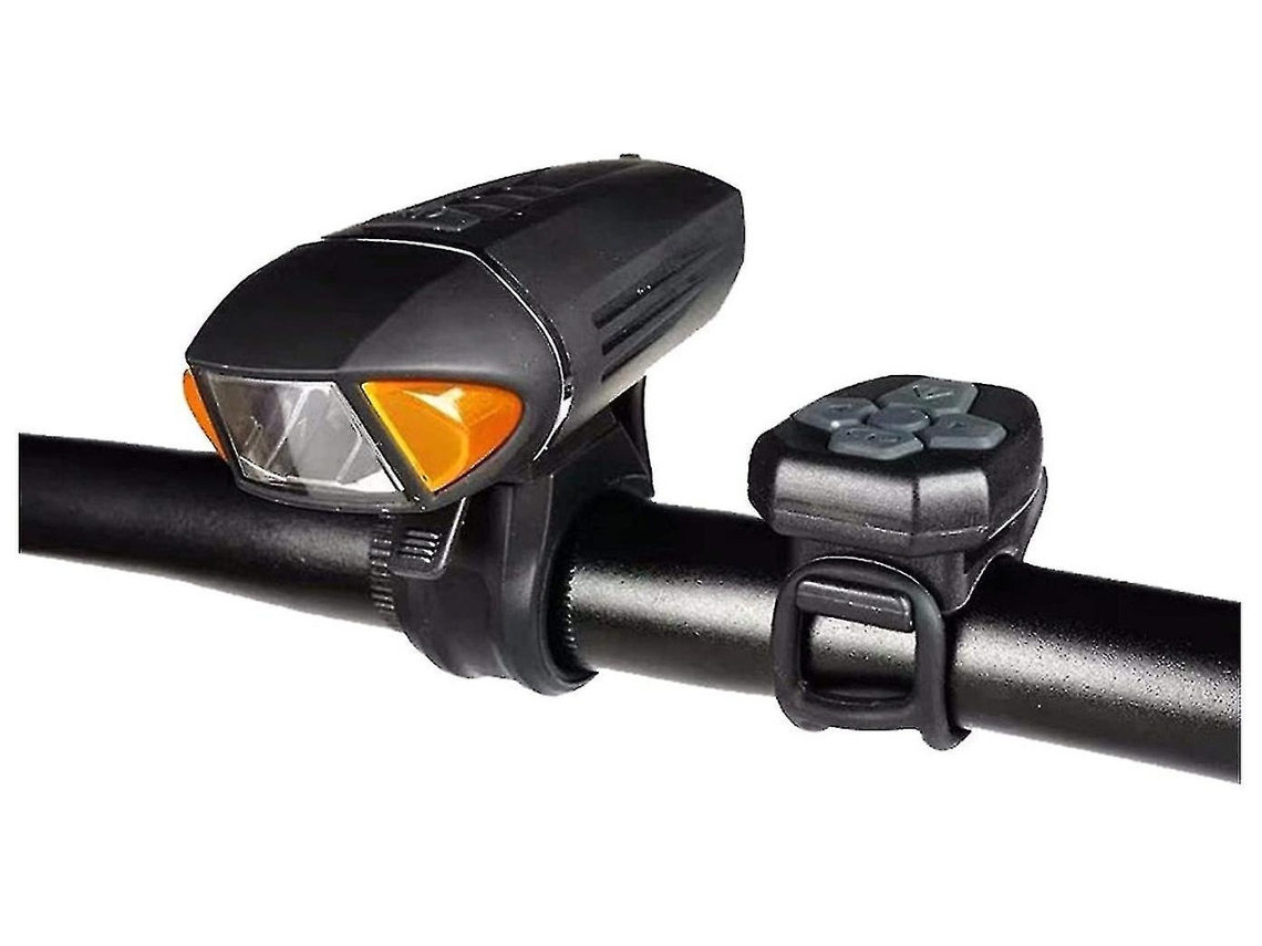 Luces de bicicleta IPX4 recargables por USB con control remoto, color negro Yizhood