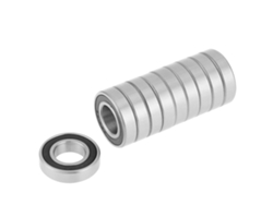 10 Unidades De Rodamientos De Bolas De Ranura Profunda 6901-2rs Sellados En Goma De 12x24x6 Mm