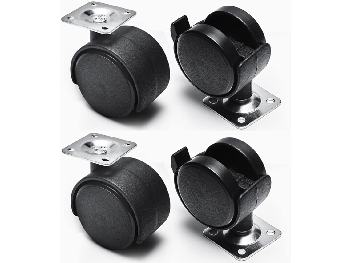 Ruedas Tornillos Freno Giratorias Para Muebles Ideal Para Uso