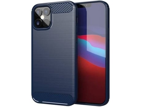 Carcasa iPhone 12«12 Pro LMOBILE Carbono Azul