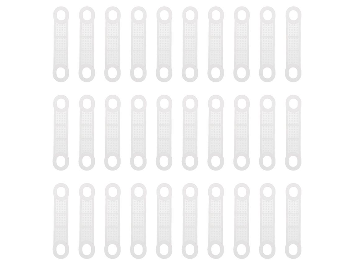Parvistic - 50 Tiras Adhesivas De Silicona Transparentes Y Antideslizantes Para Armarios.