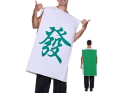 Disfraz de Halloween, disfraz realista de Mahjong, divertido atuendo para bromas en eventos de Vayotoy.