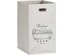 Cesta BERILO (Blanco - Poliéster  - 35x57x35 cm)