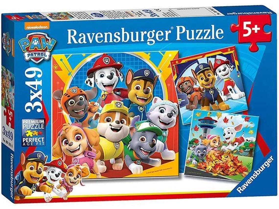Puzzle RAVENSBURGUER Patrulla Canina (Edad Mínima: 5)