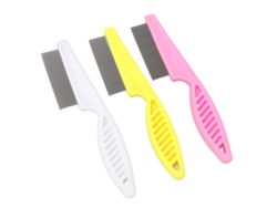 Set De 3 Peines Anti Pulgas Y Piojos Para Perros Y Gatos