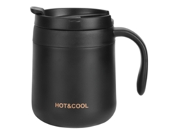 VYLARA Caneca Térmica Para Viagem, Isolamento A Vácuo De Parede Dupla Que Mantém Quente E Frio, Alça Ergonomicamente Projetada Para Conforto E Aderência, Iso