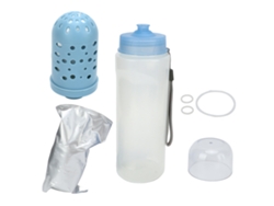 Botella De Agua Con Filtro Portátil 750ml Blanca Para Viaje Senderismo Camping Outdoor