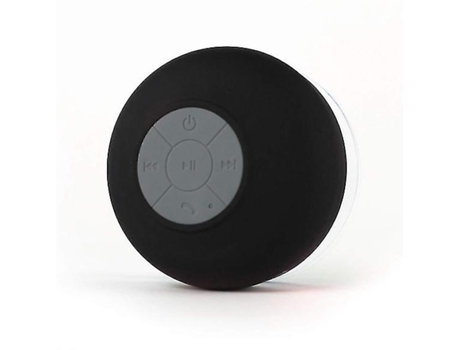 Altavoz de Ducha Bluetooth Altavoz de Ducha Inalámbrico Portátil con Ventosa y Micrófono IntegradoNegro BISBISOUS